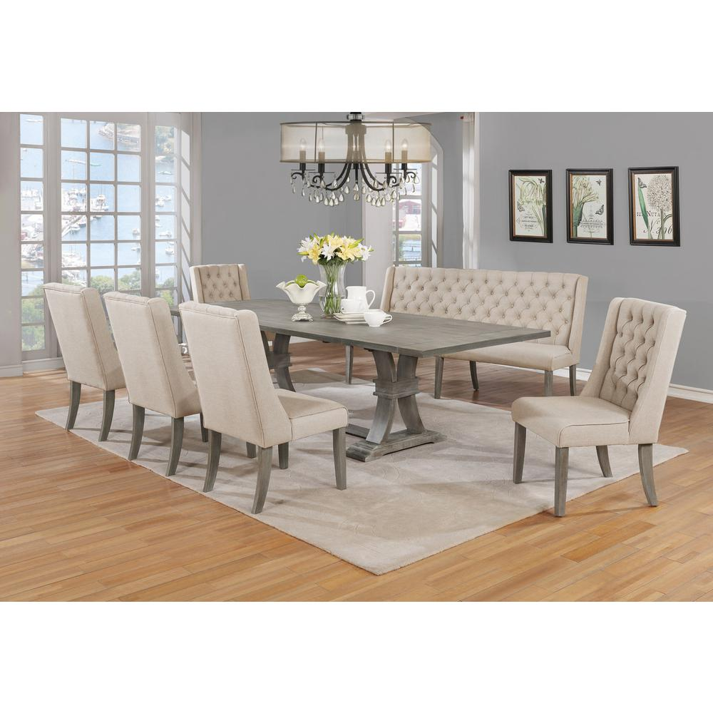 Classic 7pc Dining Set with Extendable Dining Table