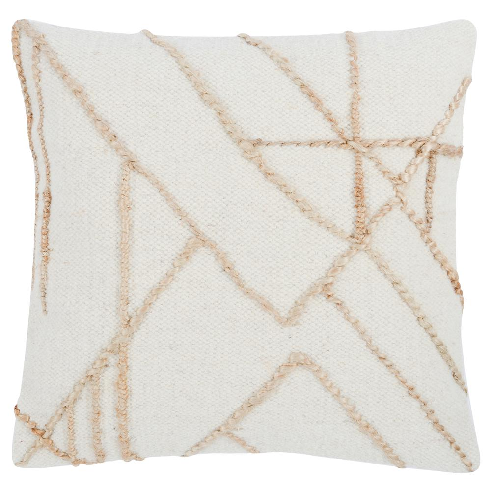 Adil 22'' Throw Pillow in Ivory by Kosas Home